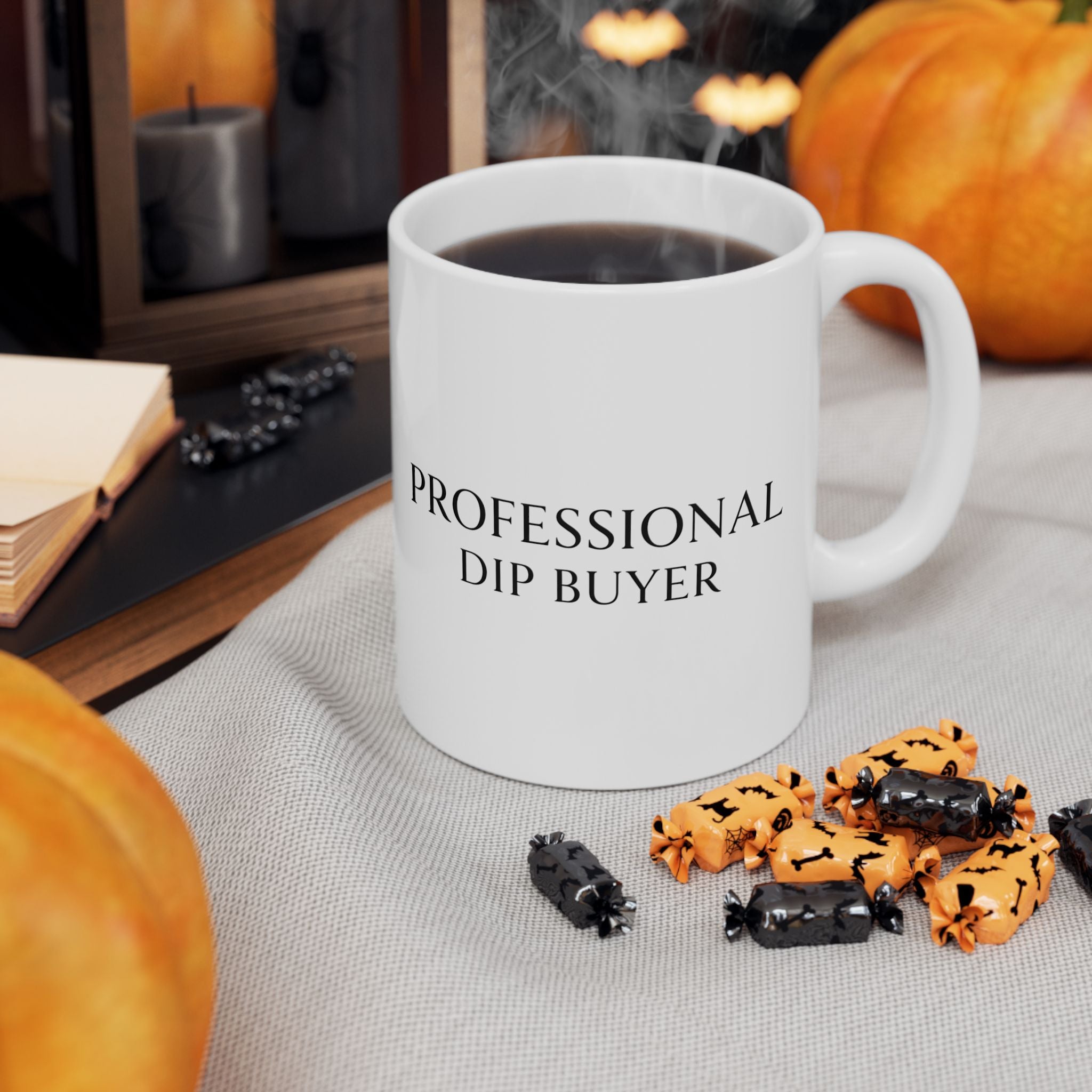 “Professional Dip Buyer” Ceramic Mug | Stock Rager™ Premium Drinkware for Traders