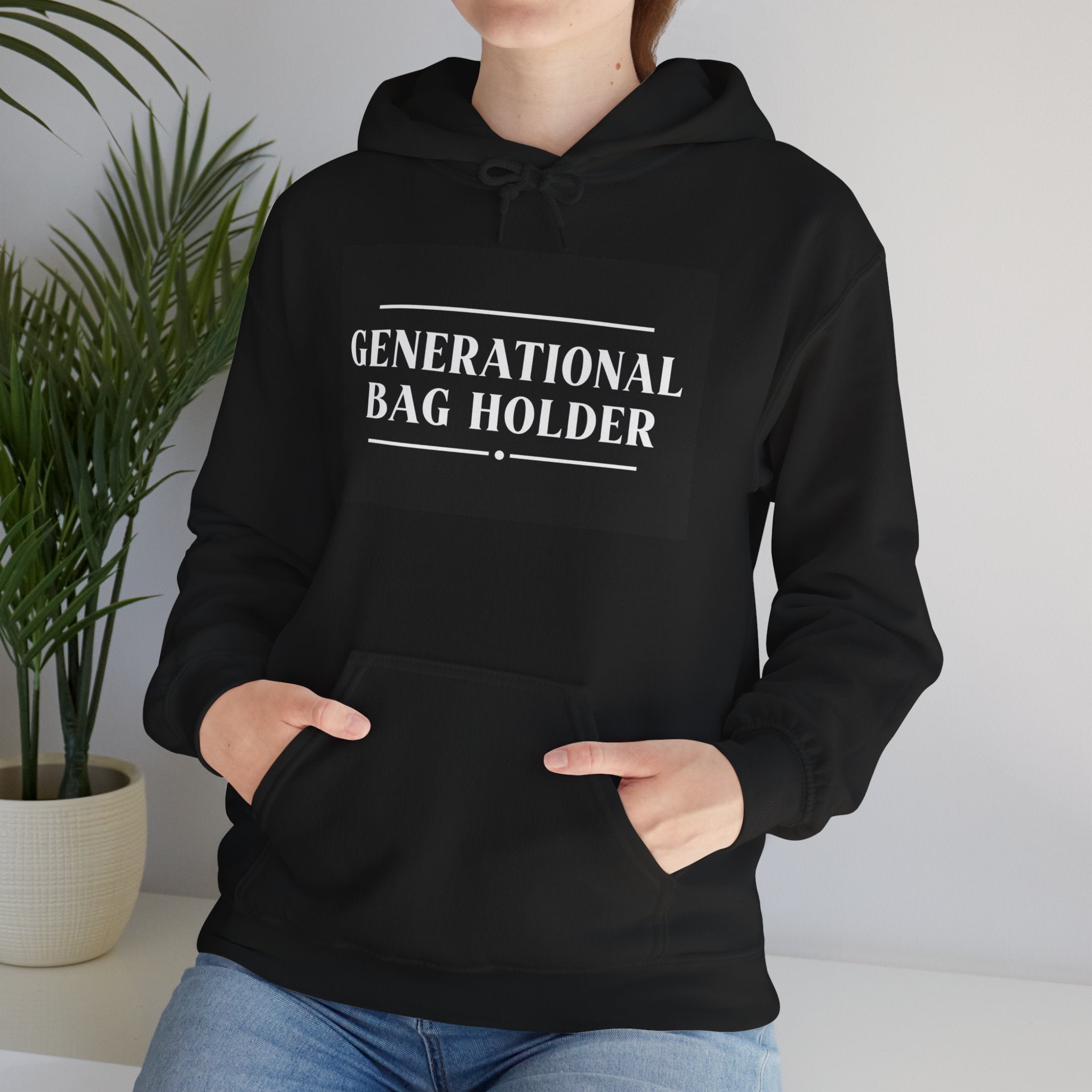 “Generational Bag Holder” Hoodie | Stock Rager™ Premium Streetwear for Traders
