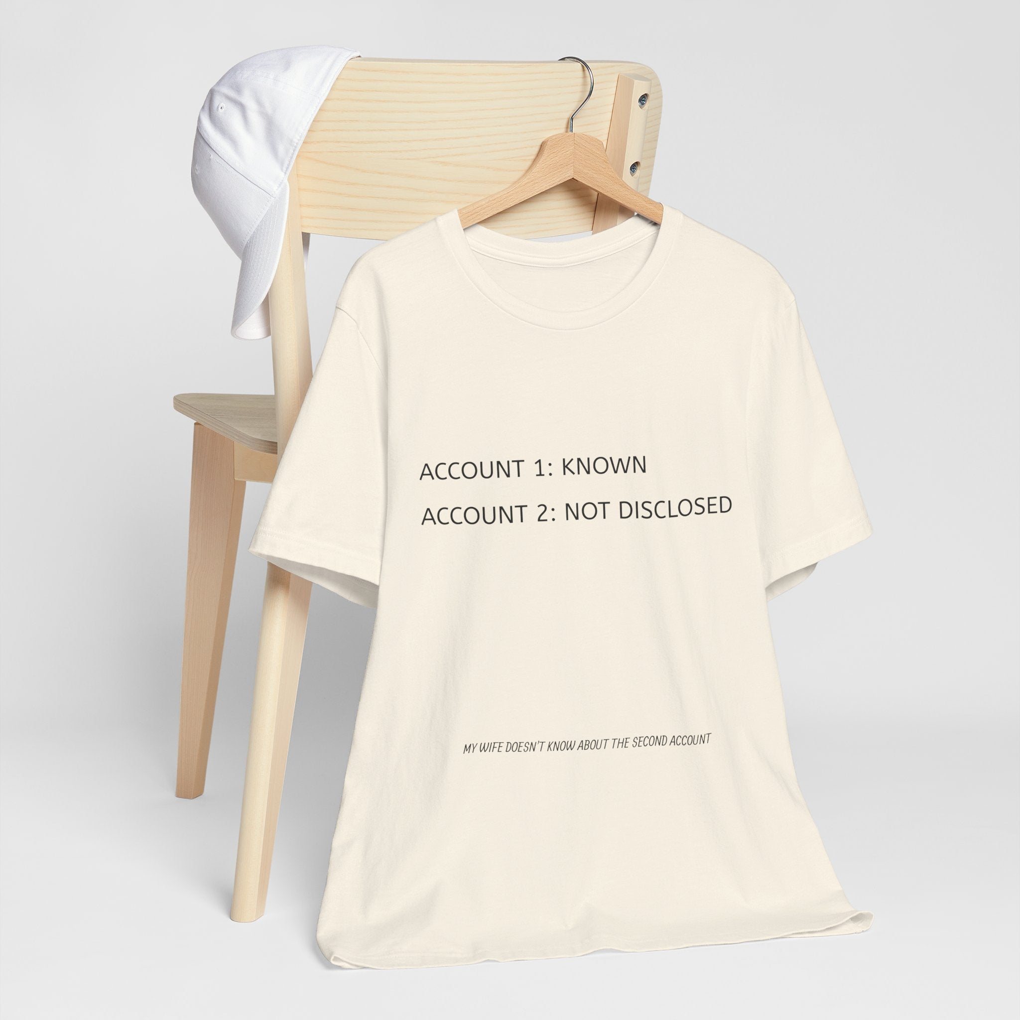 Account Not Disclosed T-Shirt | Stock Rager™ - Premium Cotton Streetwear