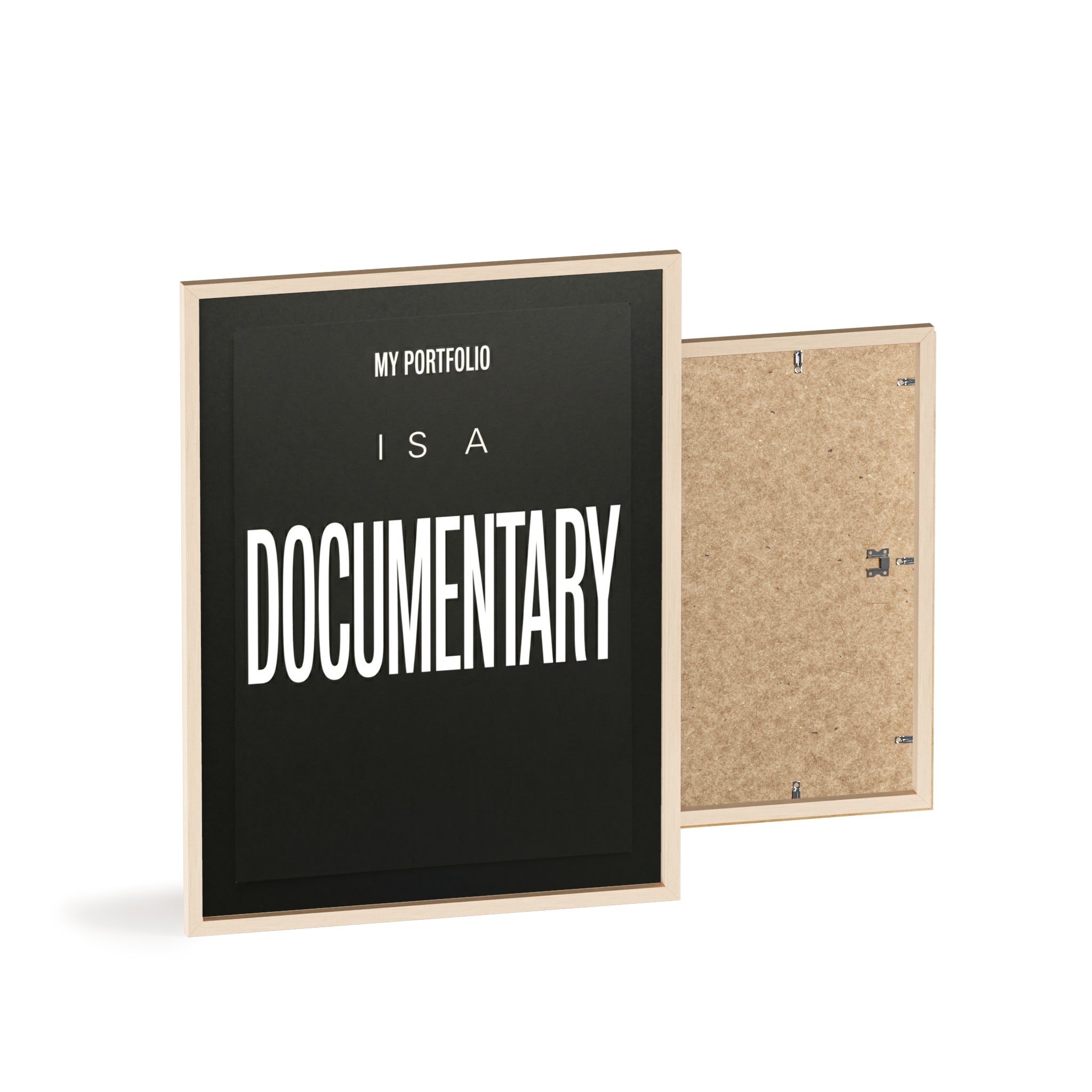 My Portfolio Is a Documentary Trading Wall Art | StockRager™ Finance Quote Poster Print