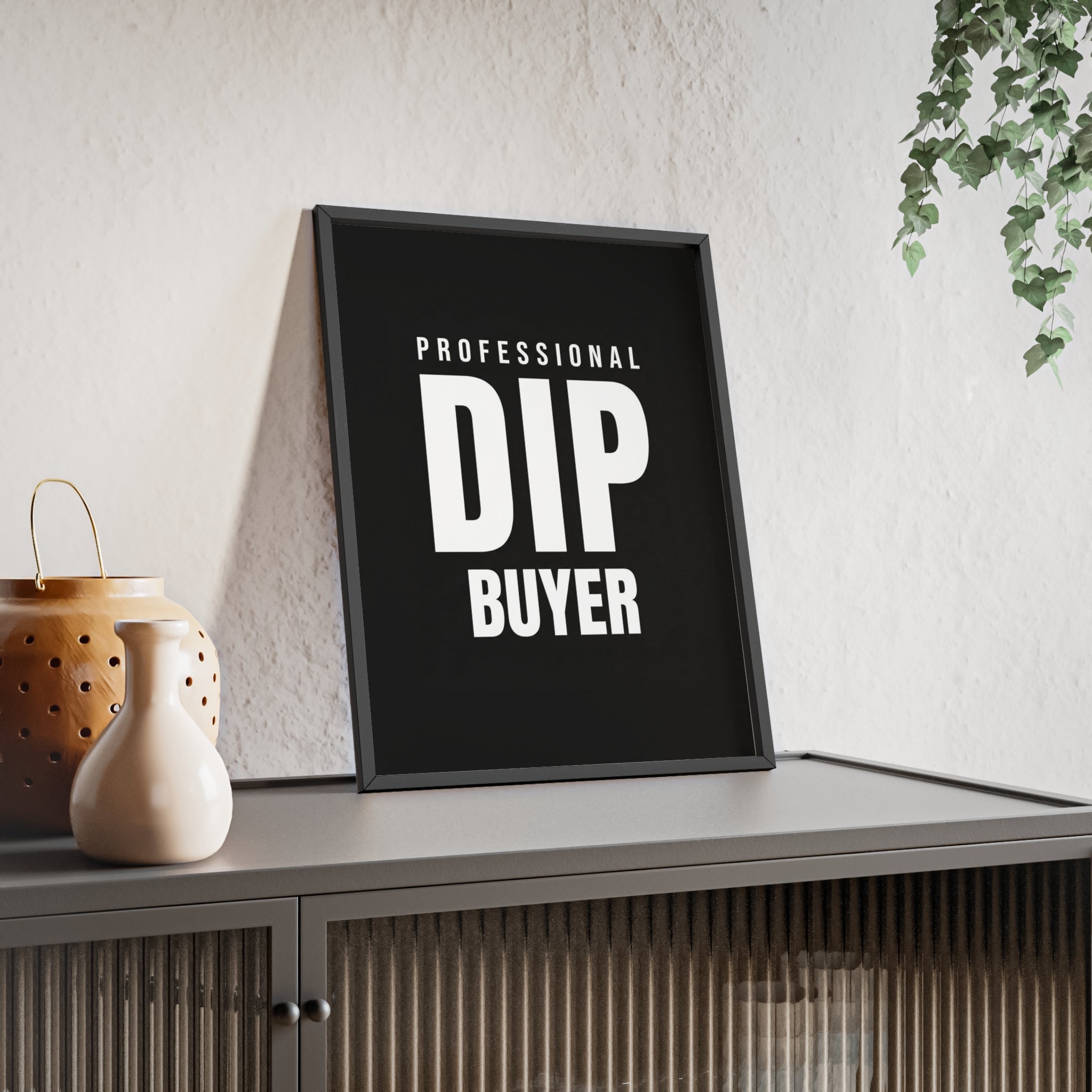 Professional Dip Buyer Trading Wall Art | StockRager™ Meme Finance Quote Poster Print