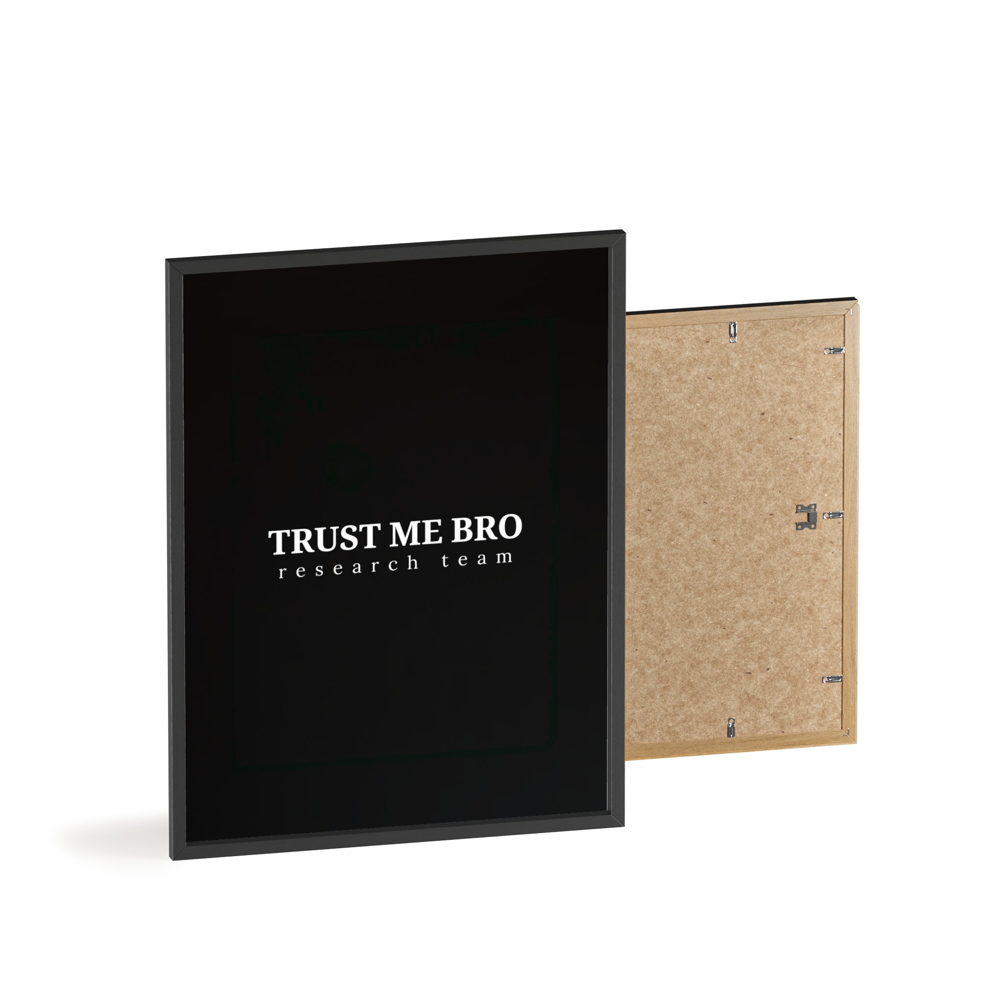 Trust Me Bro Research Team Meme Wall Art | StockRager™ Trading Quote Poster Print