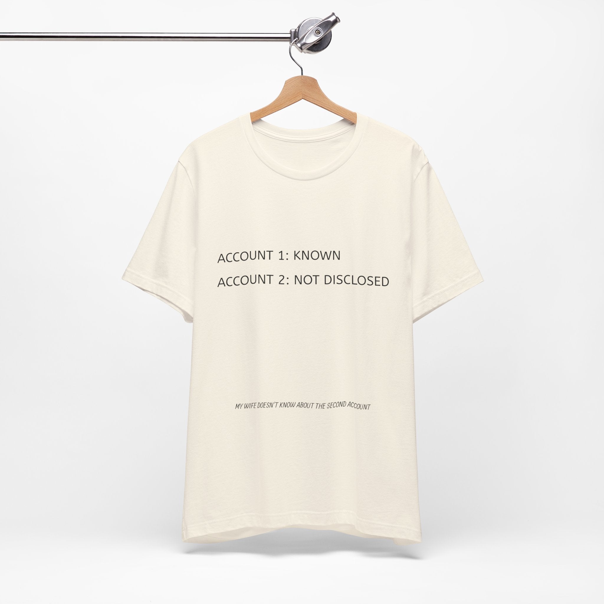 Account Not Disclosed T-Shirt | Stock Rager™ - Premium Cotton Streetwear