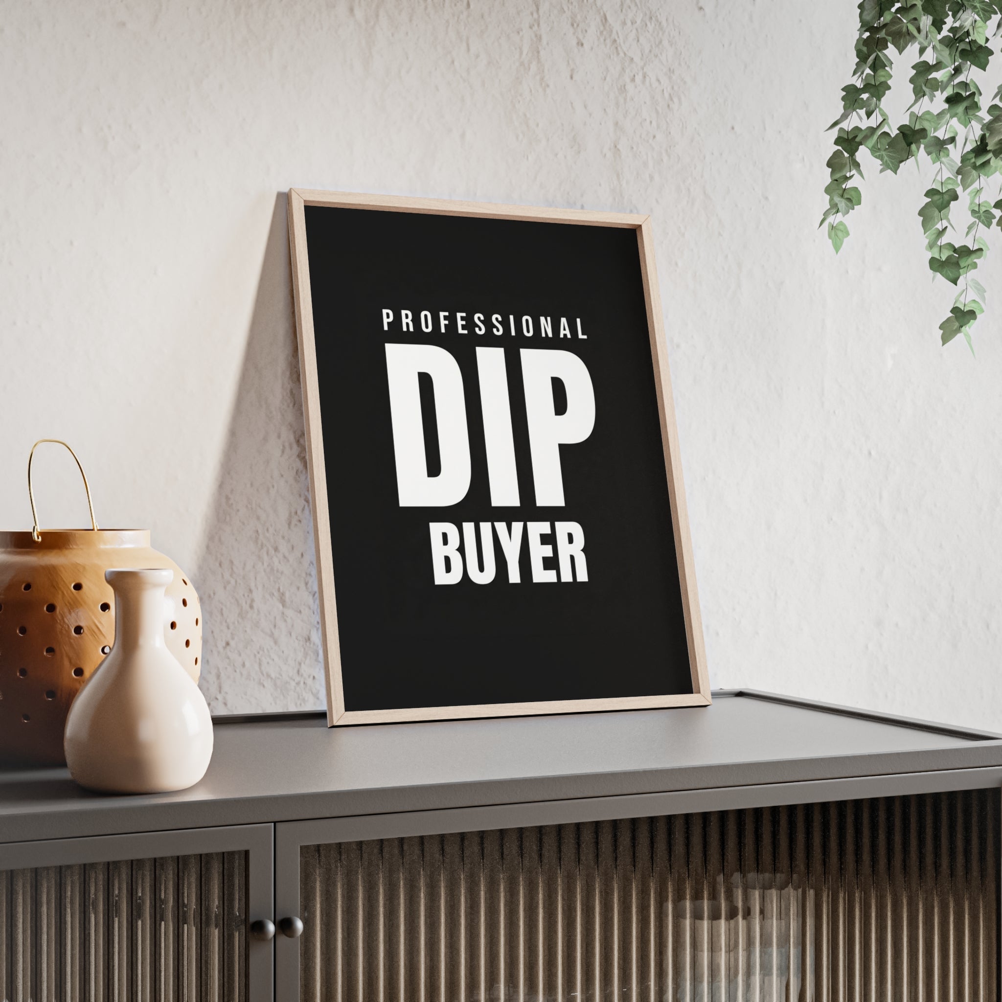 Professional Dip Buyer Trading Wall Art | StockRager™ Meme Finance Quote Poster Print