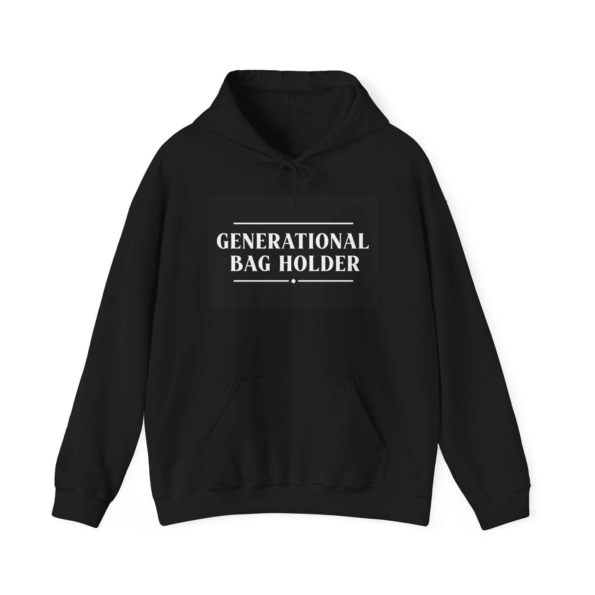 “Generational Bag Holder” Hoodie | Stock Rager™ Premium Streetwear for Traders