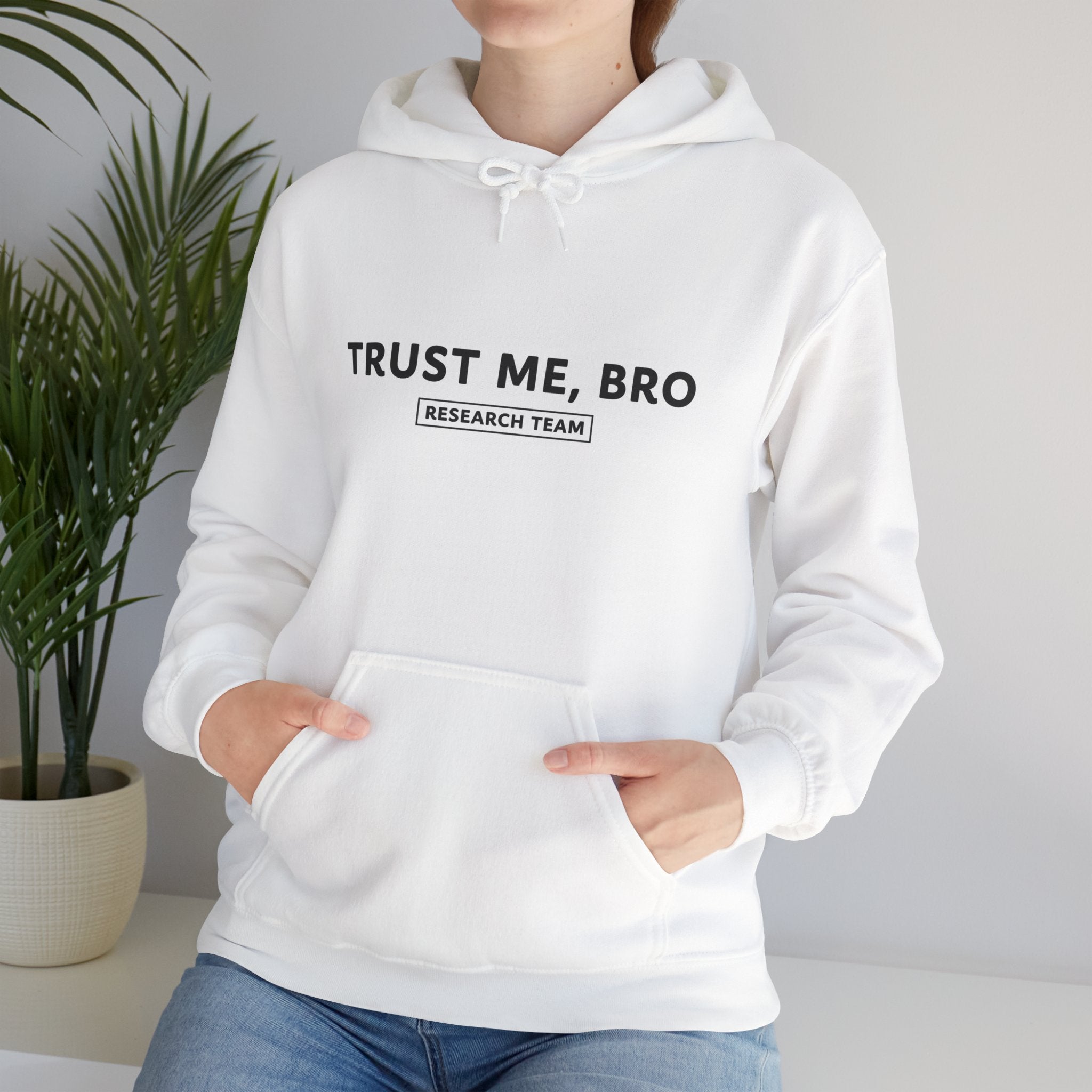 “Trust Me Bro Research Team” Hoodie | Stock Rager™ Premium Streetwear for Traders