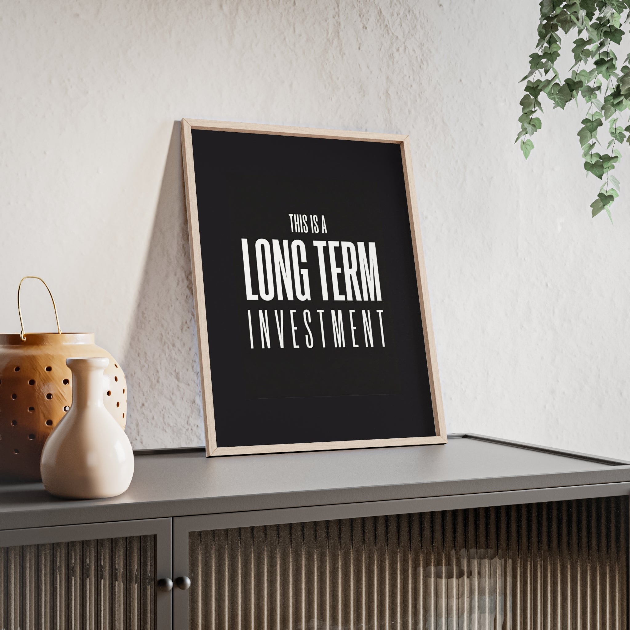 This Is a Long Term Investment Trading Wall Art | StockRager™ Meme Finance Quote Poster Print