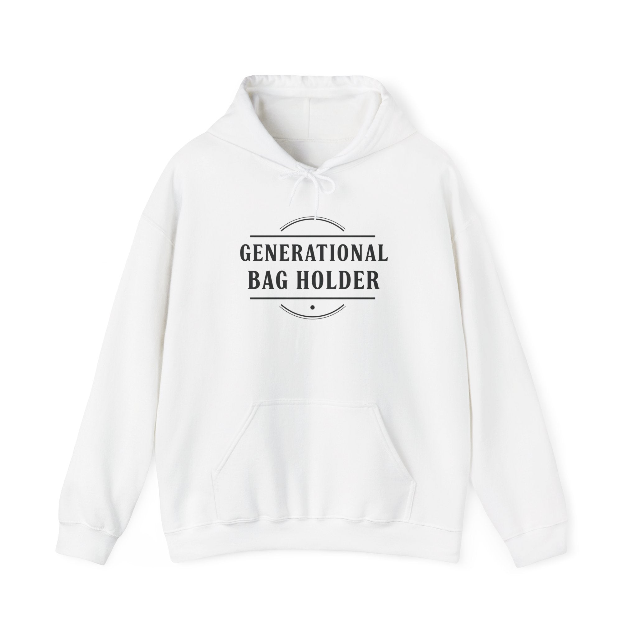 “Generational Bag Holder” Hoodie | Stock Rager™ Premium Streetwear for Traders