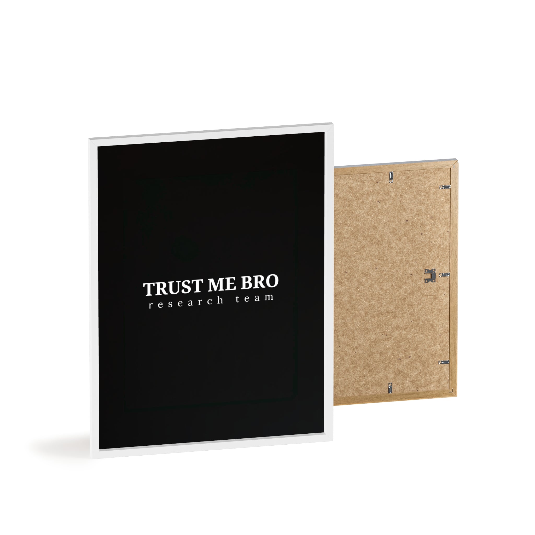Trust Me Bro Research Team Meme Wall Art | StockRager™ Trading Quote Poster Print
