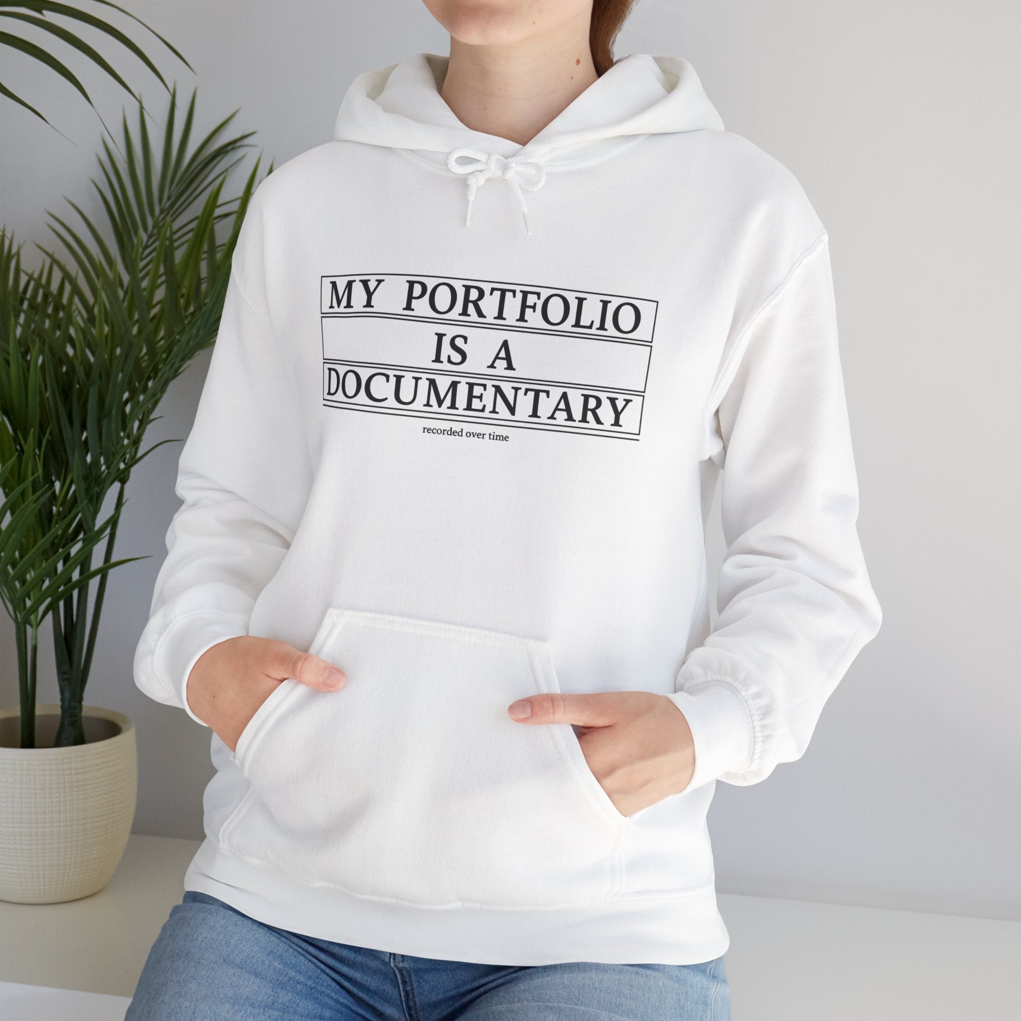 “My Portfolio Is A Documentary” Hoodie | Stock Rager™ Premium Streetwear for Traders