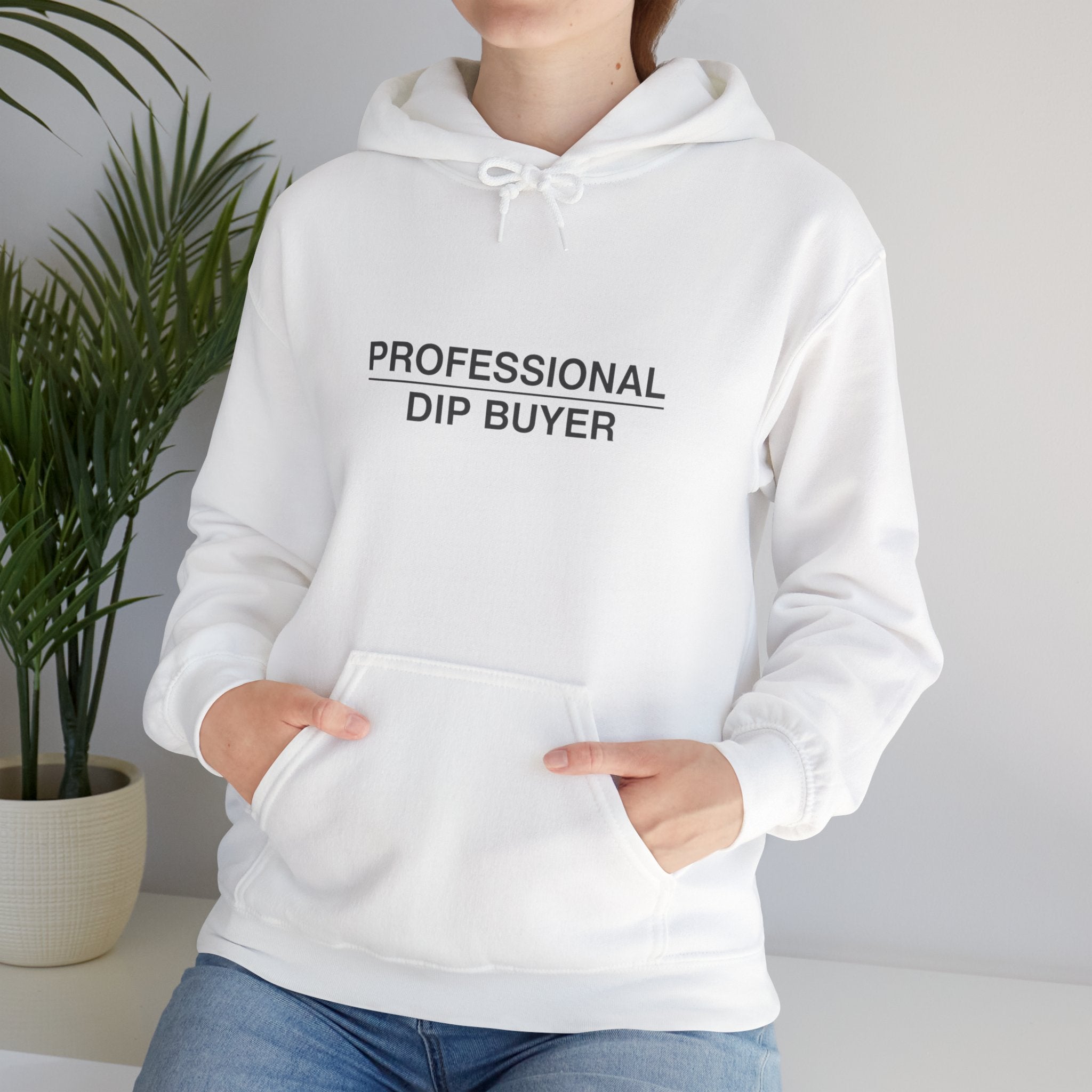 “Professional Dip Buyer” Hoodie | Stock Rager™ Premium Streetwear for Traders