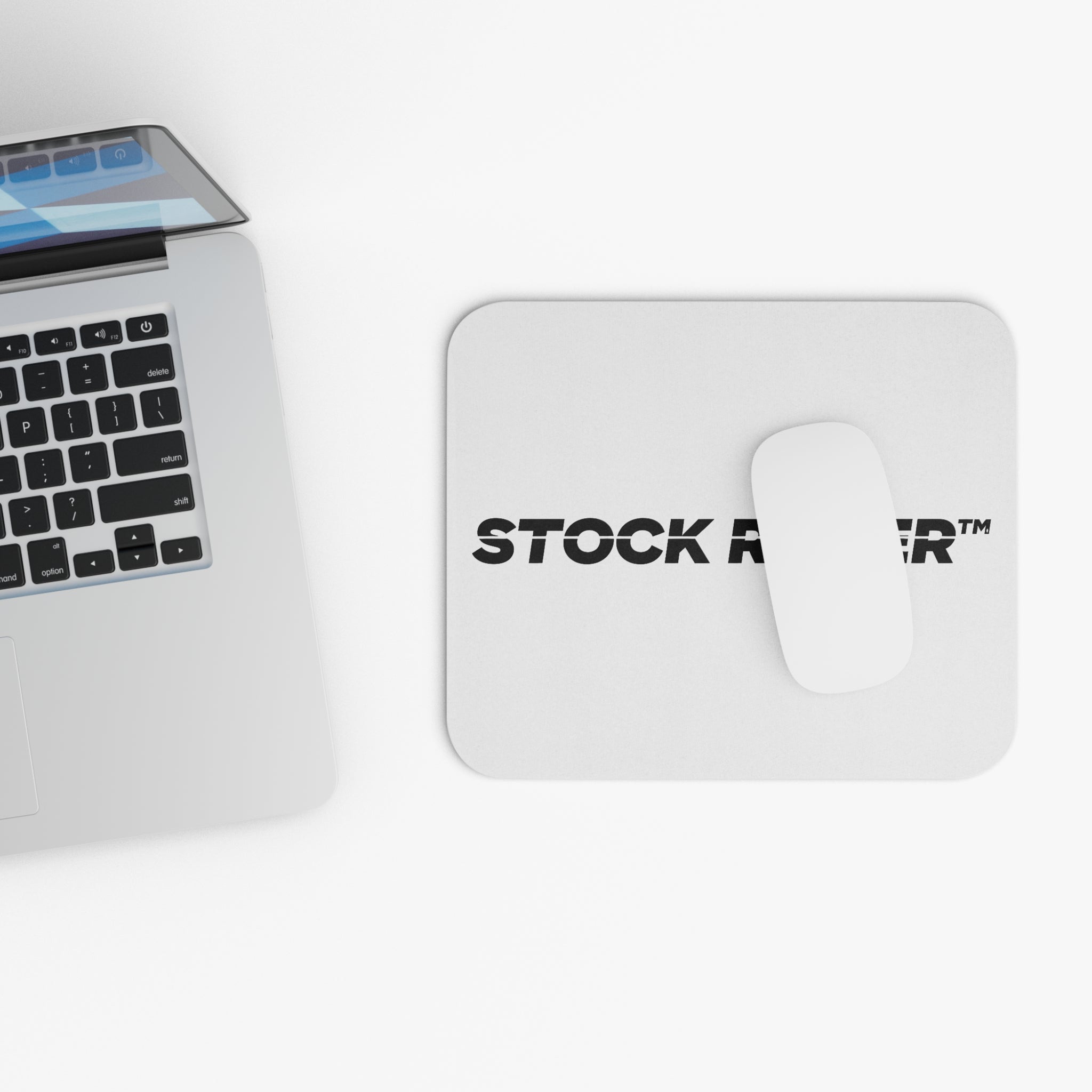 Stock Rager™ Logo Mouse Pad | Minimal Desk Mat For Traders