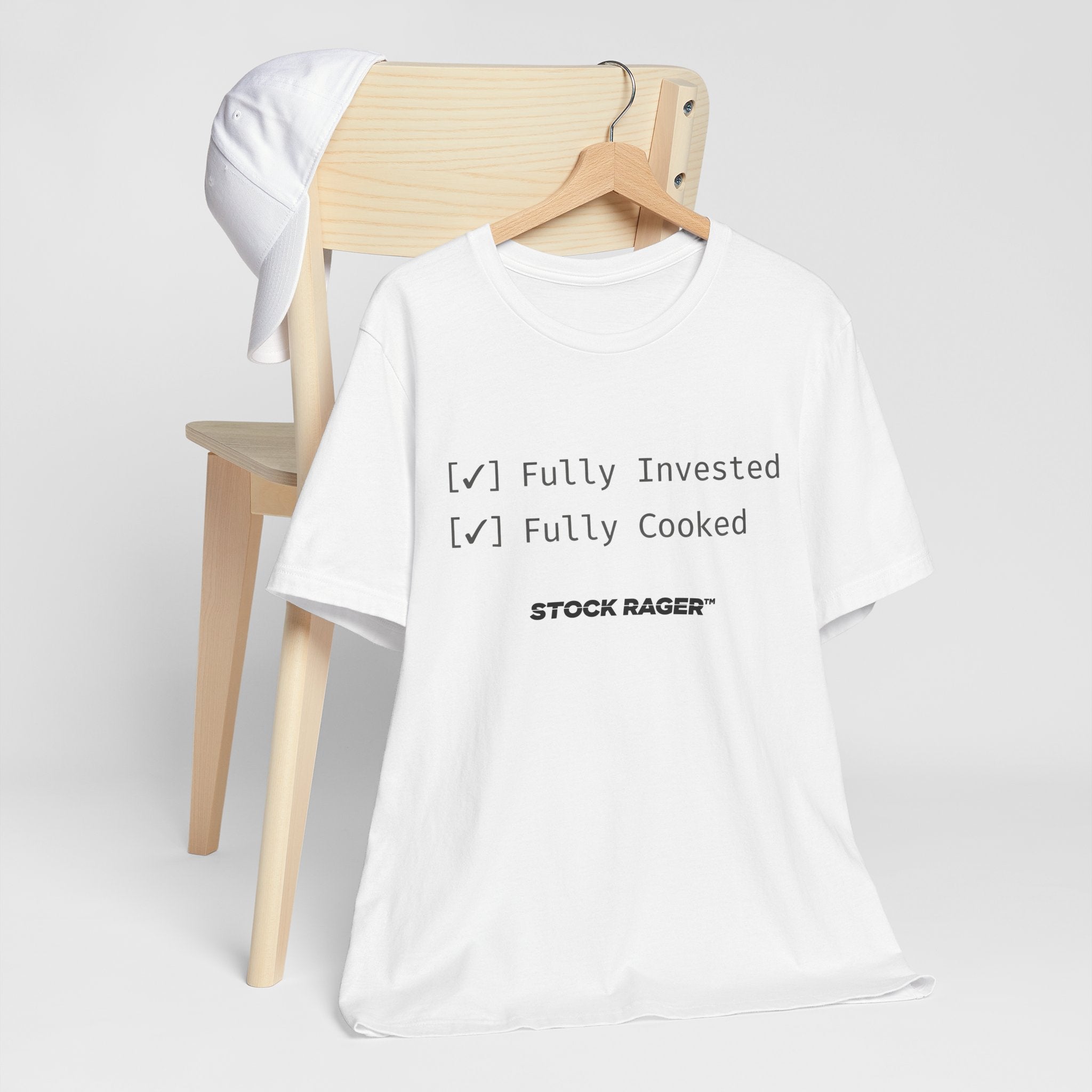 Fully Invested • Fully Cooked T-Shirt | Stock Rager™ - Premium Cotton Streetwear