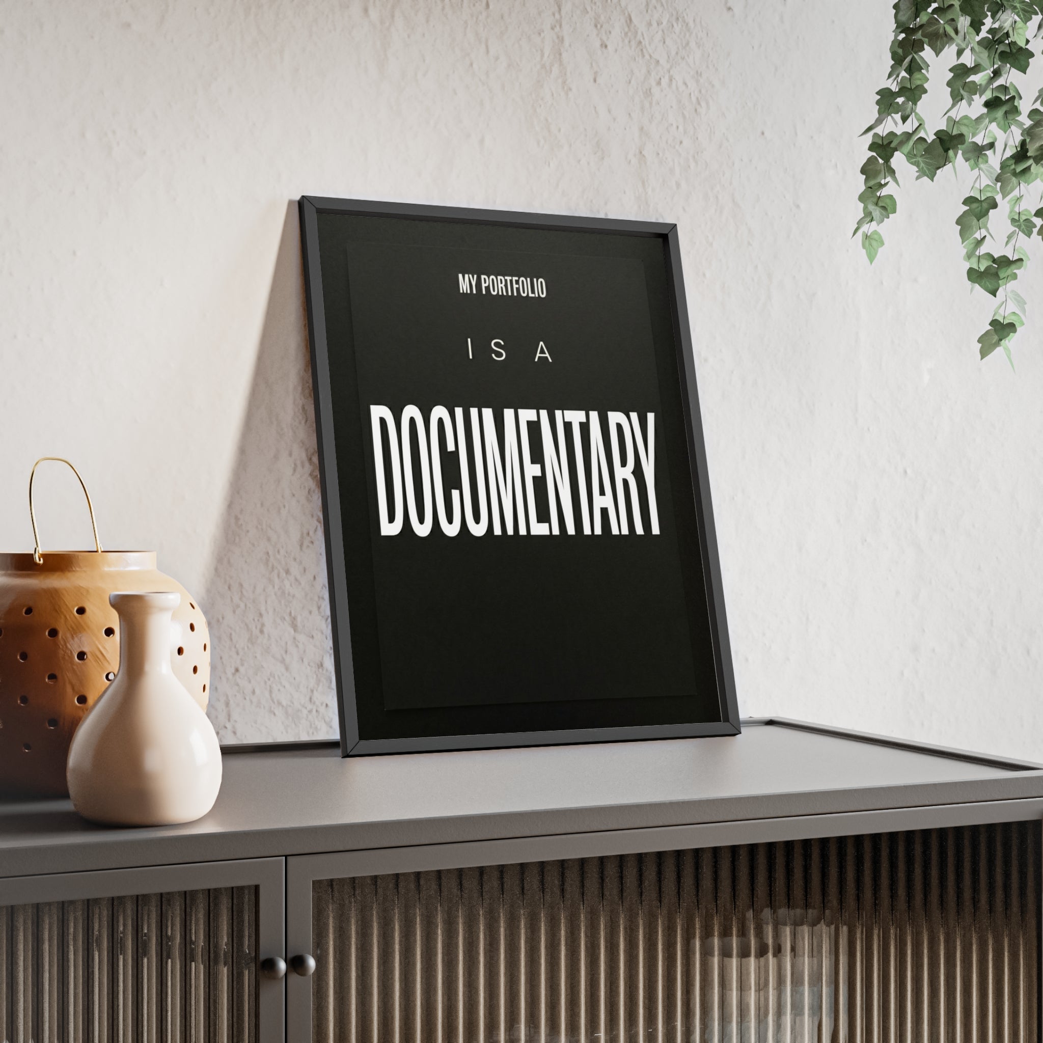 My Portfolio Is a Documentary Trading Wall Art | StockRager™ Finance Quote Poster Print