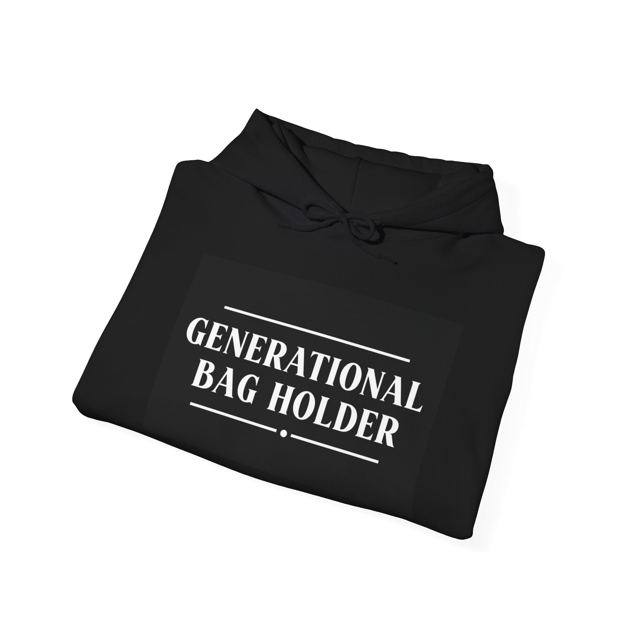 “Generational Bag Holder” Hoodie | Stock Rager™ Premium Streetwear for Traders