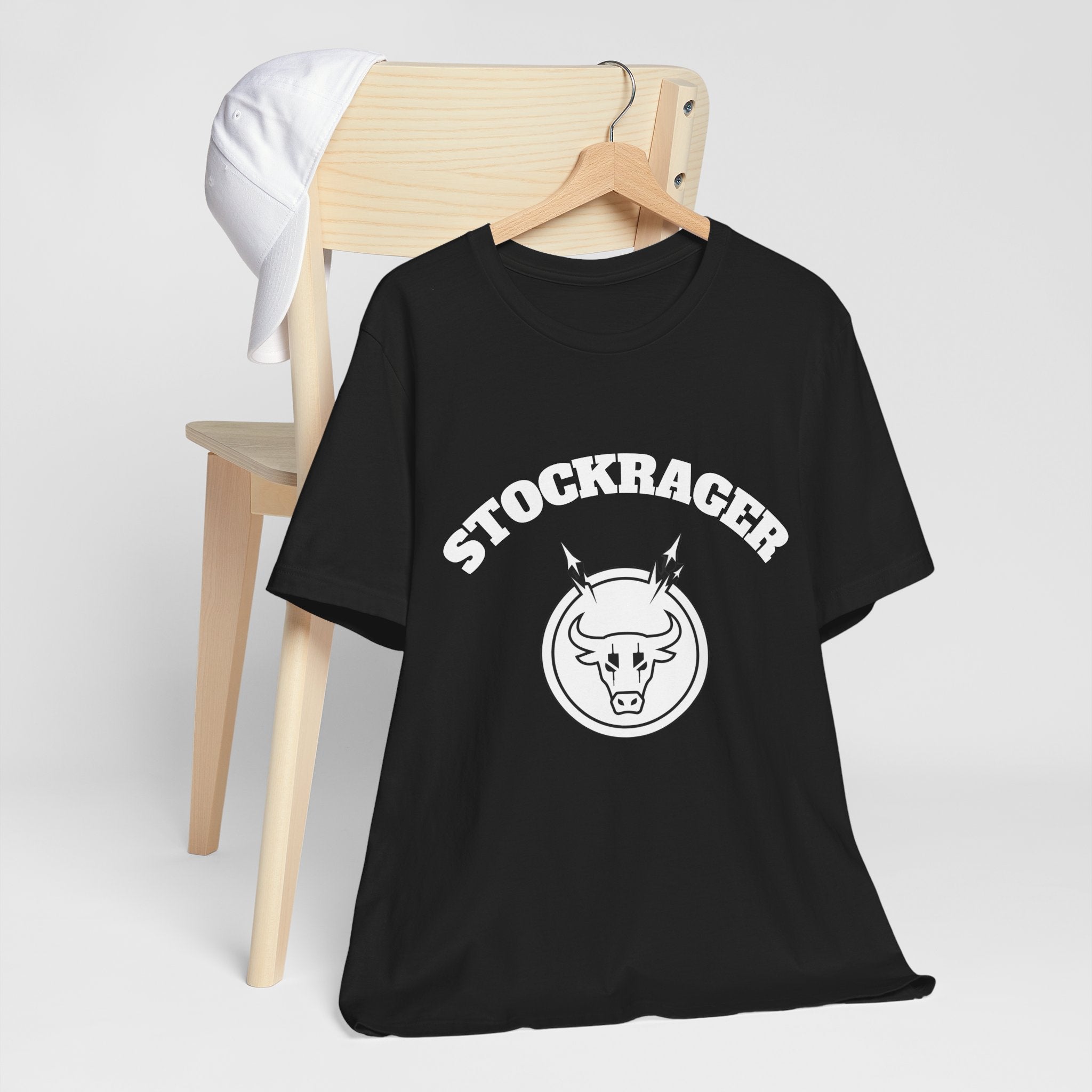 Stock Rager™ Signature Logo T-Shirt | Premium Cotton Streetwear Essential for Traders