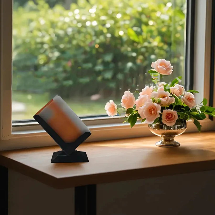 Minimalist Business Card Holder Desk Organizer | StockRager™ Modern Desktop Card Display