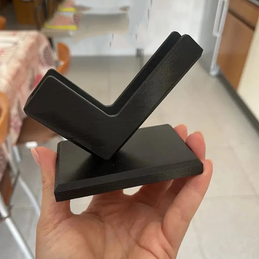 Minimalist Business Card Holder Desk Organizer | StockRager™ Modern Desktop Card Display