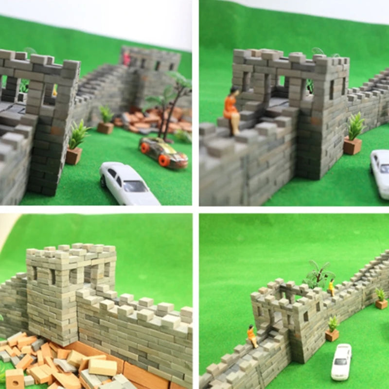 MiniBricks™ 1/16 Simulation DIY Brick Set – Sand Table & Diorama Kit
