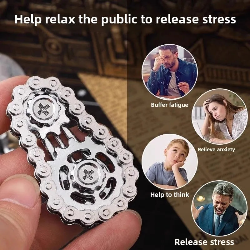 GearSpin™ Metal Fidget Spinner