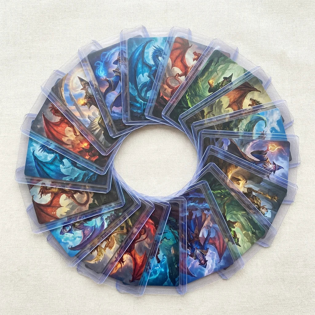 100PCS Clear Trading Card Toploaders 3x4 | StockRager™ Rigid Card Protection Sleeves