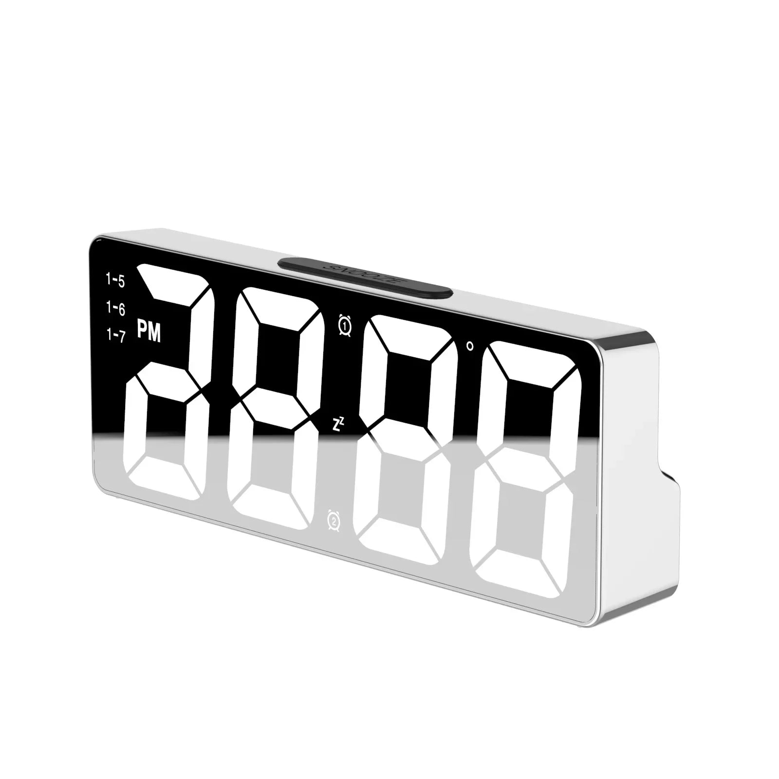 LED Digital Alarm Clock with Temperature Display | StockRager™ Minimal Desk Time & Focus Clock