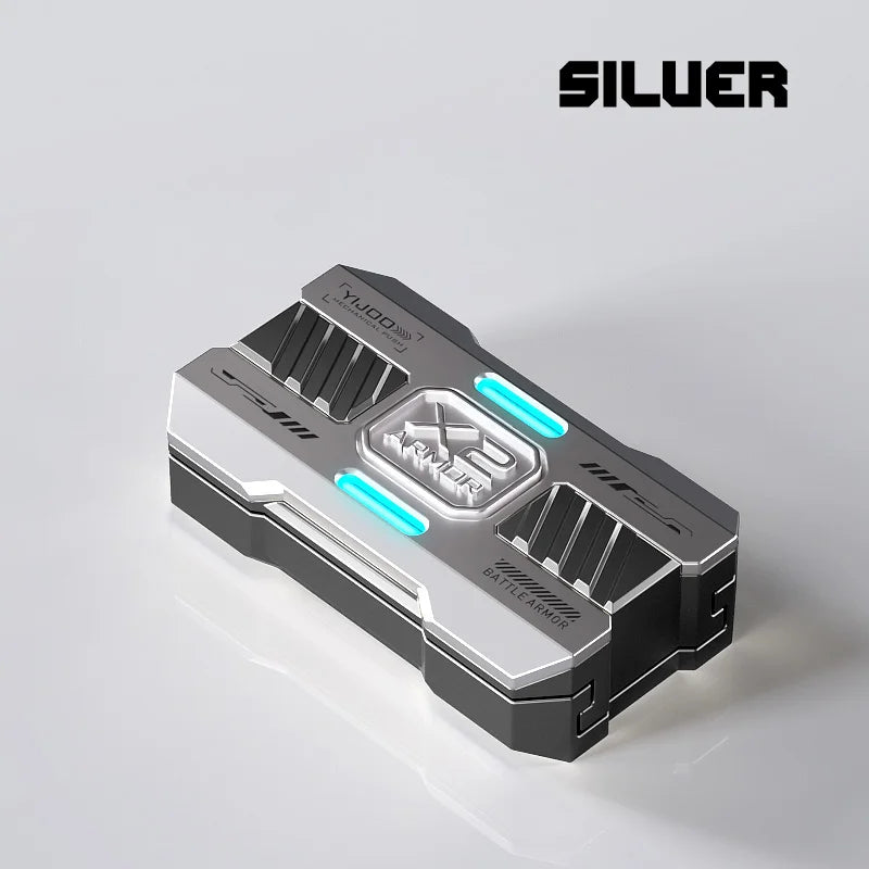 Luminous Metal Push Slider Anti-Stress Toy