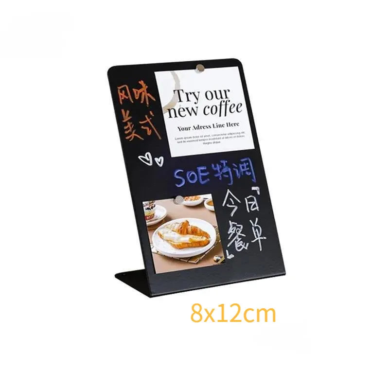 2PCS Magnetic Metal Memo Display Board | StockRager™ Desktop Note System