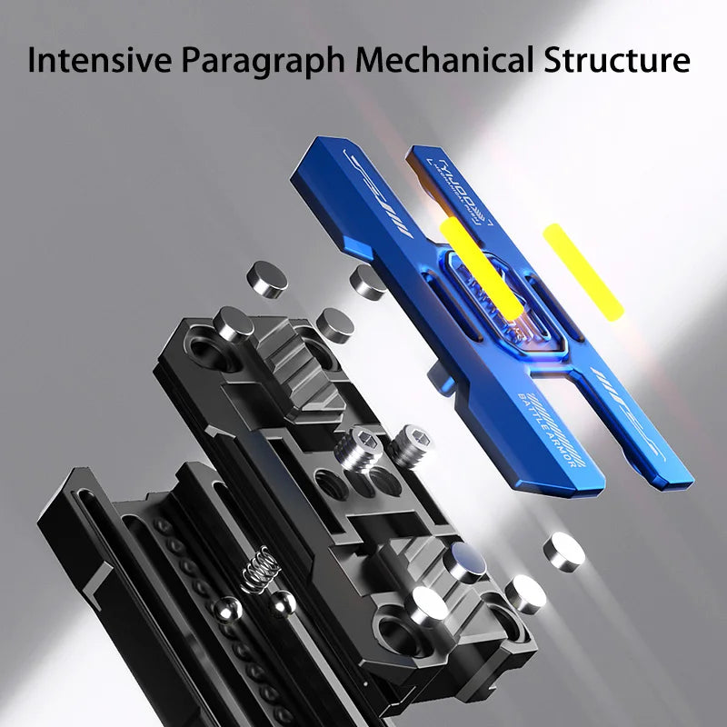 Luminous Metal Push Slider Anti-Stress Toy