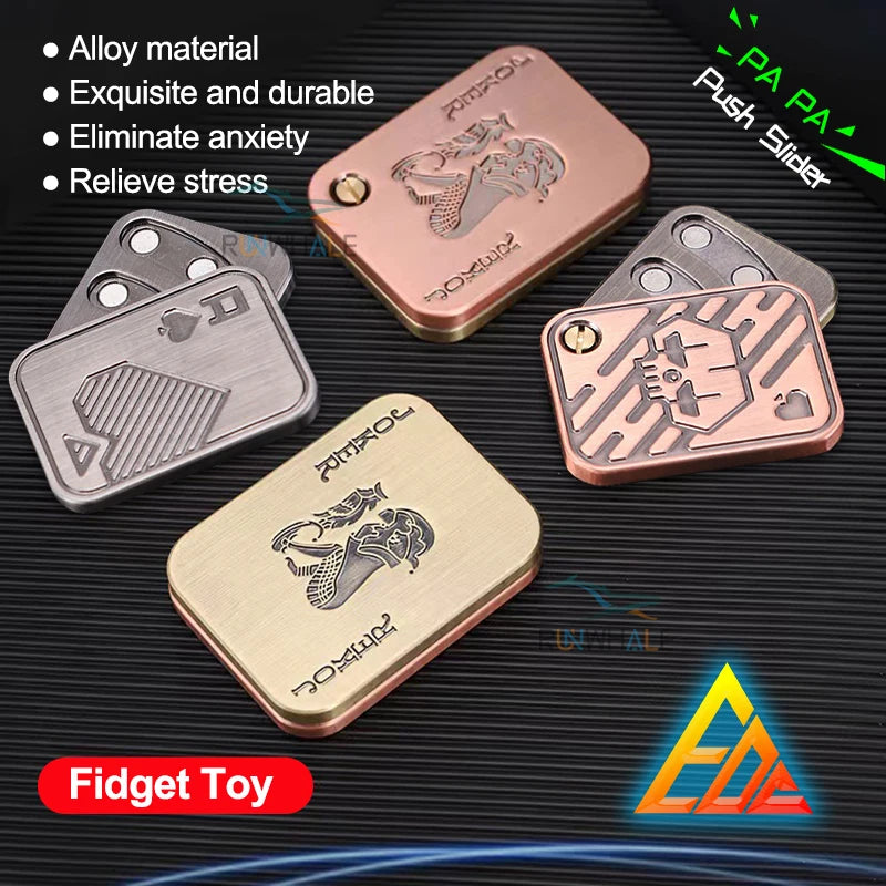 Metal Push Slider Anti-Stress Toy
