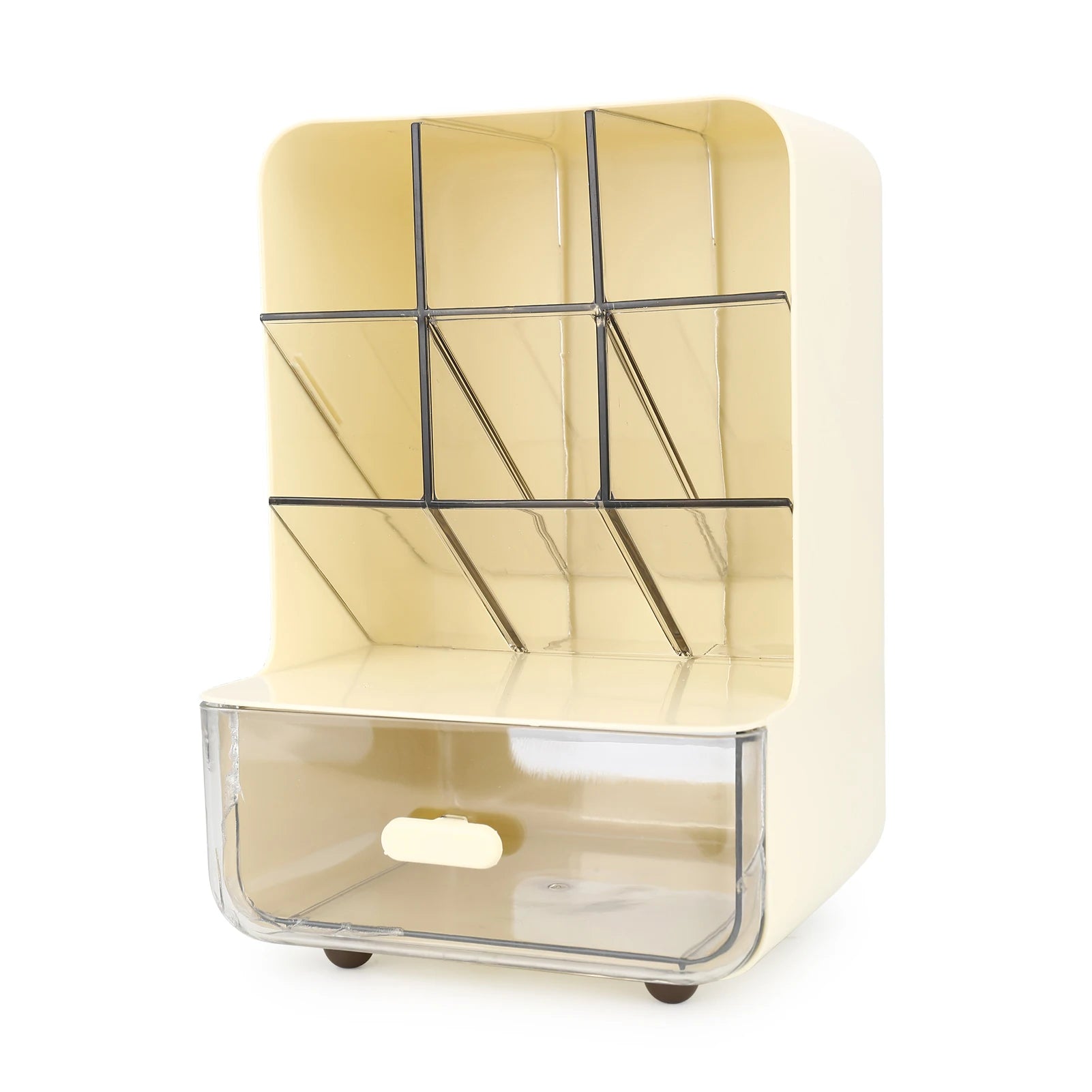 Clear Acrylic Desk Organizer Multi-Layer Storage Box | StockRager™ Premium Desktop System