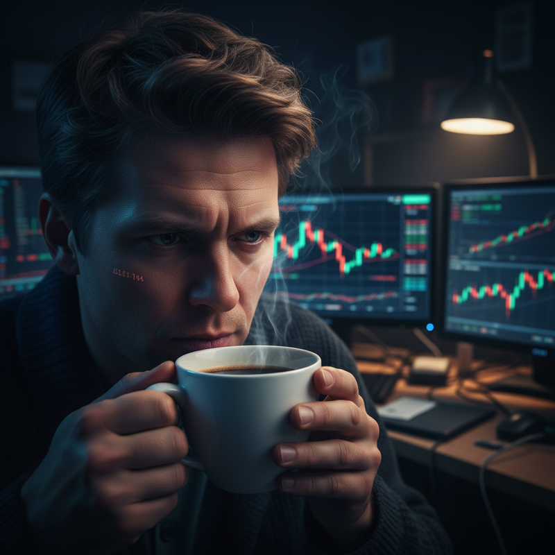 My face watching premarket at 4am 😤☕